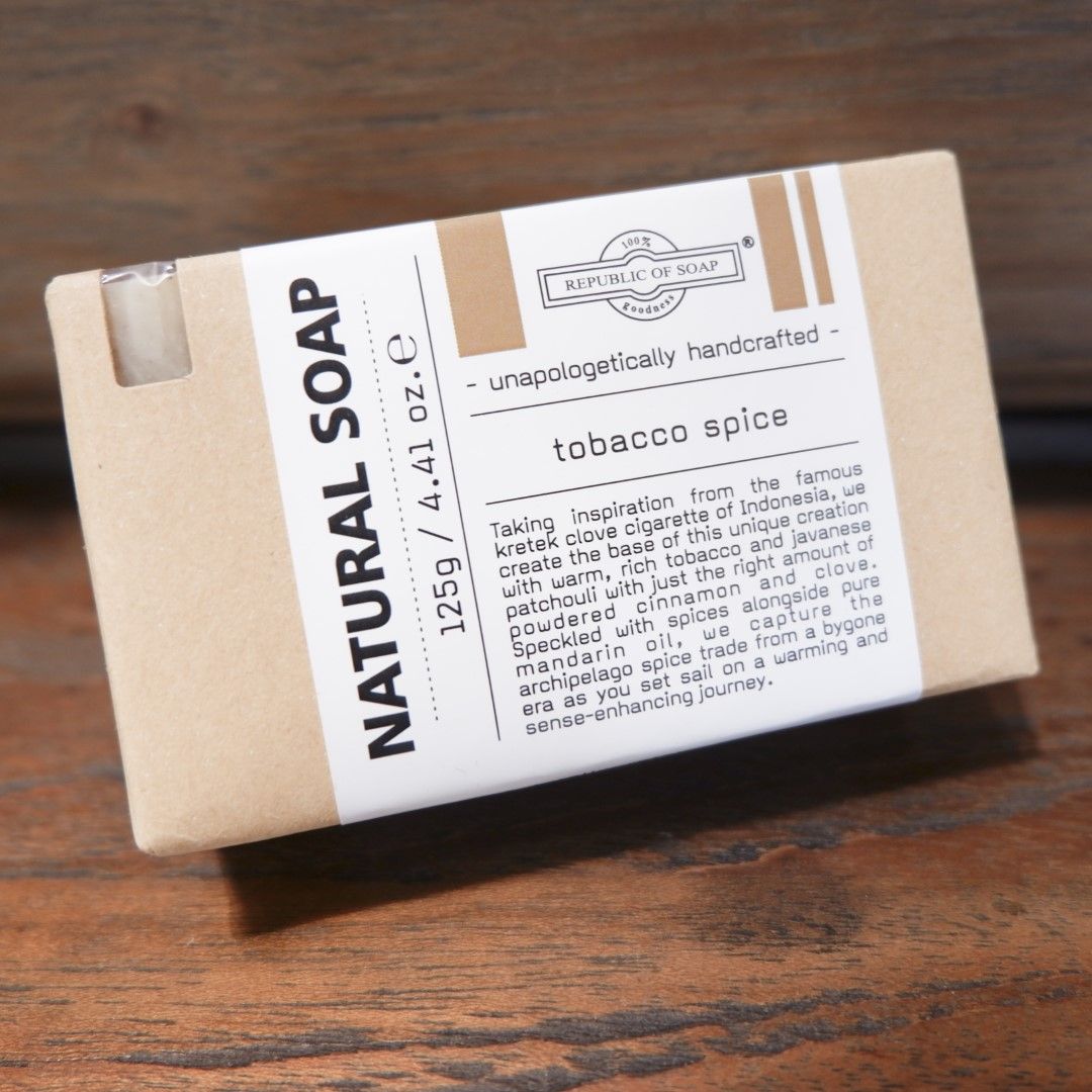 Natural Soap Bar - Tobacco Spice - Republic of Soap
